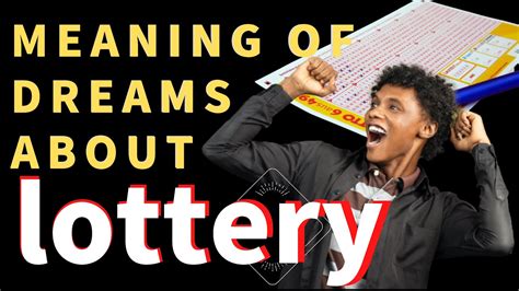 lottery dream interpretation